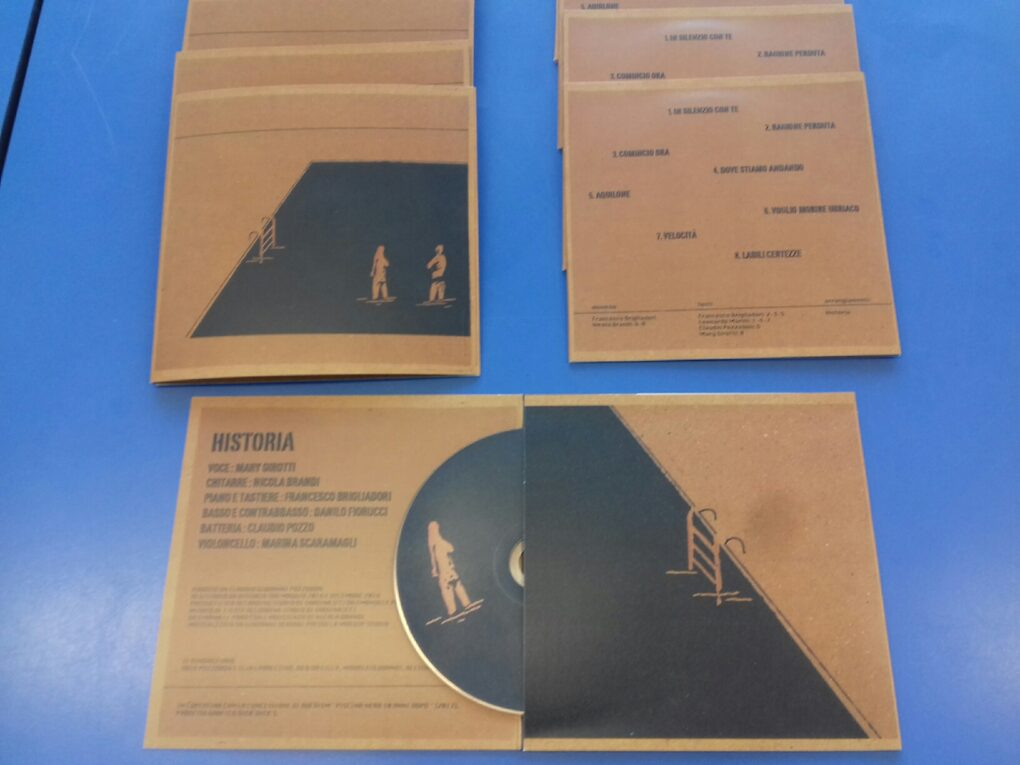 Stampa CD Historia in Bustina Maxi con anta