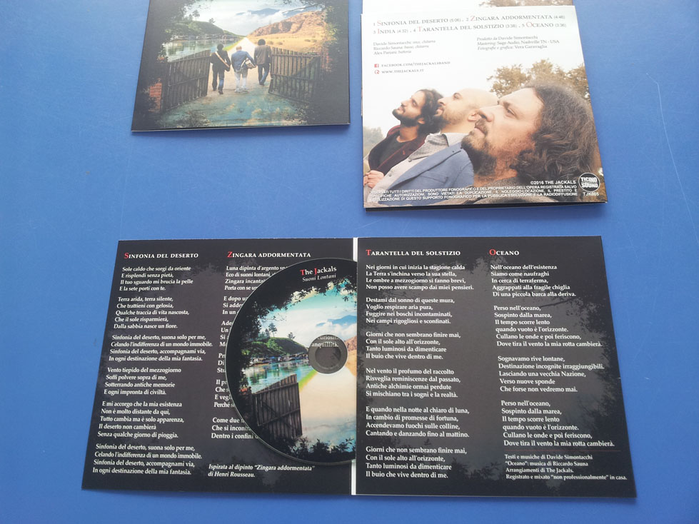 Replica CD “Suoni lontani” The Jackals in bustina maxi con anta