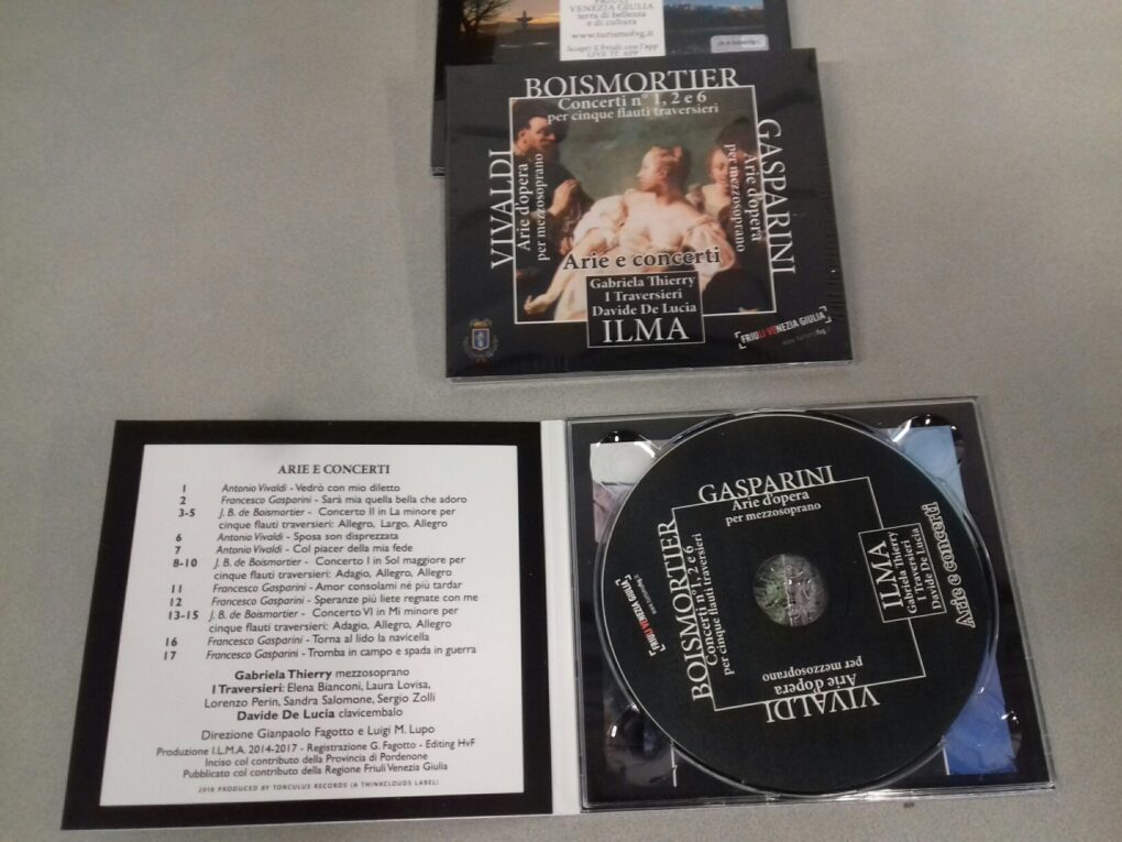 Stampa CD audio Artisti vari Vivaldi – Boismortier – Gasparini Arie e Concerti