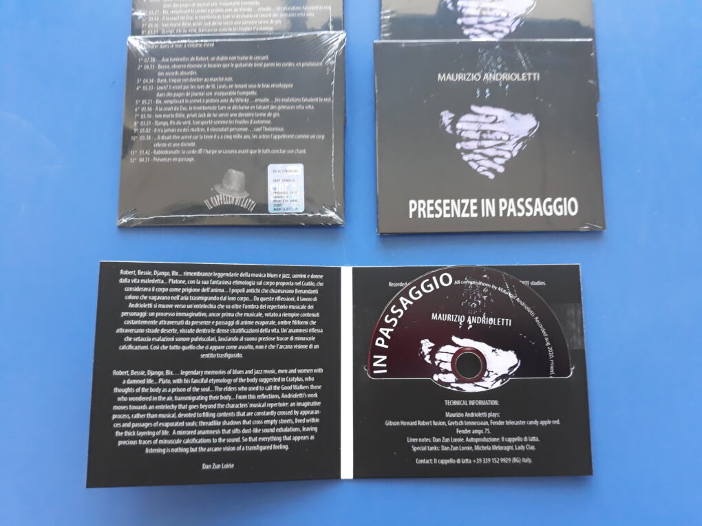 Stampa CD “Presenze in passaggio” Maurizio Andrioletti
