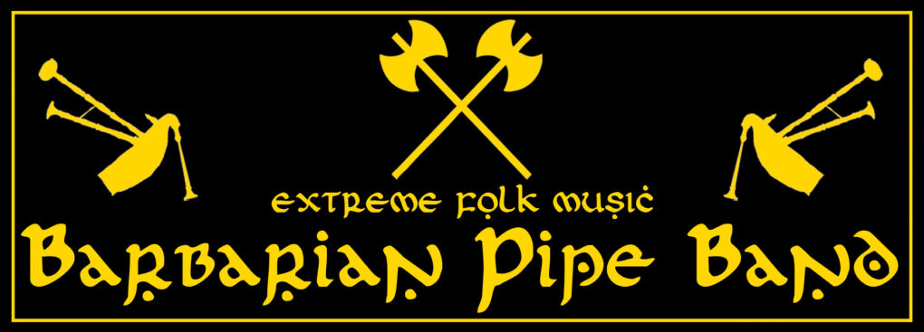 Adesivo Barbarian Pipe Band