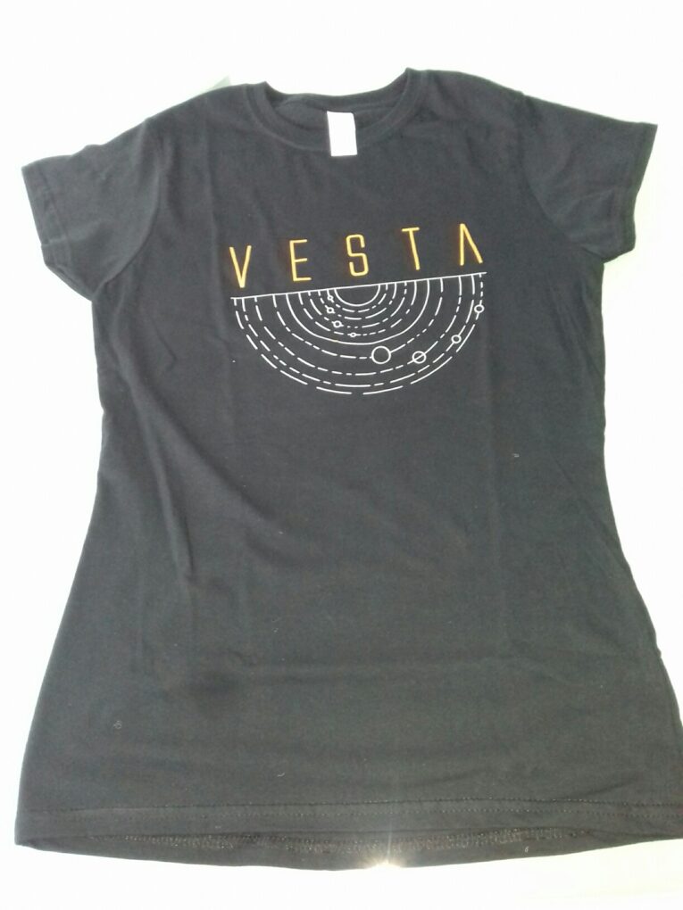 Stampa T-shirt in serigrafia per la band “Vesta”