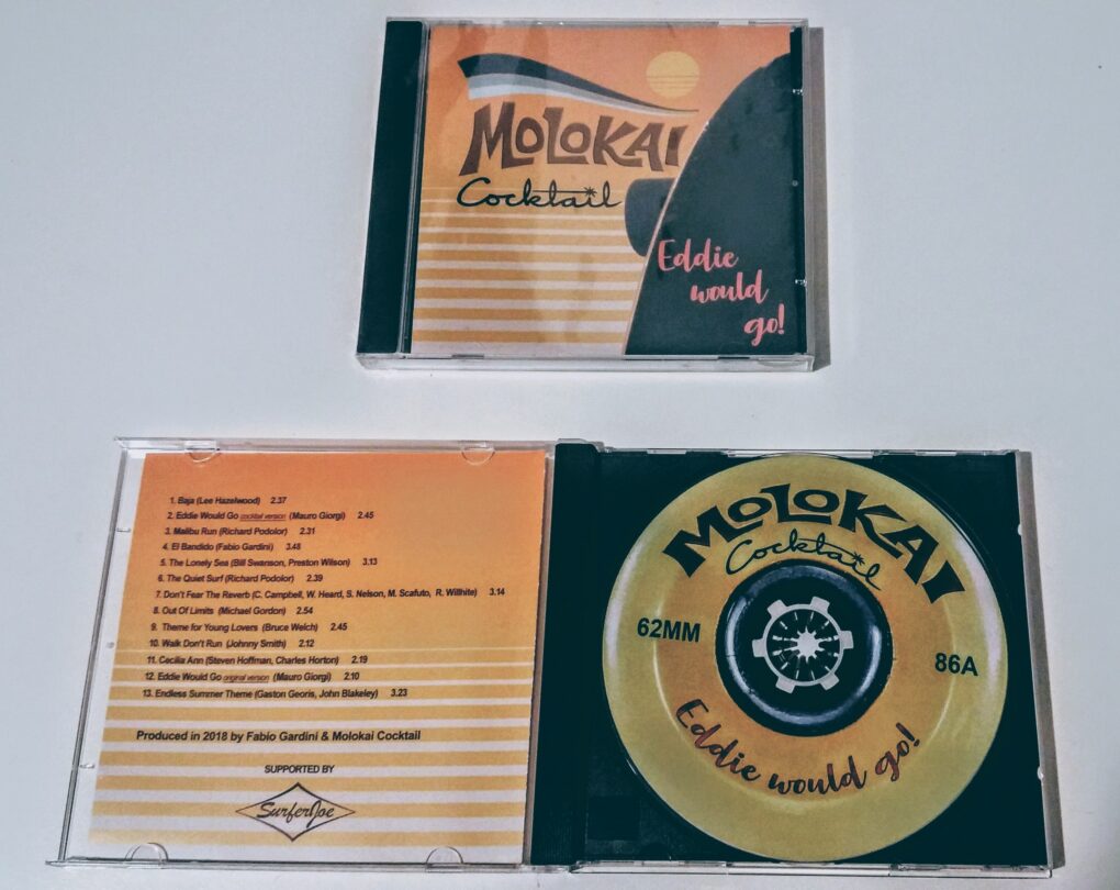 Duplicazione CD “Eddie would go!” Molokai Cocktail in Jewel Case