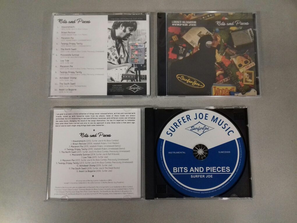 Duplicazione CD Surfer Joe “Bits and pieces”