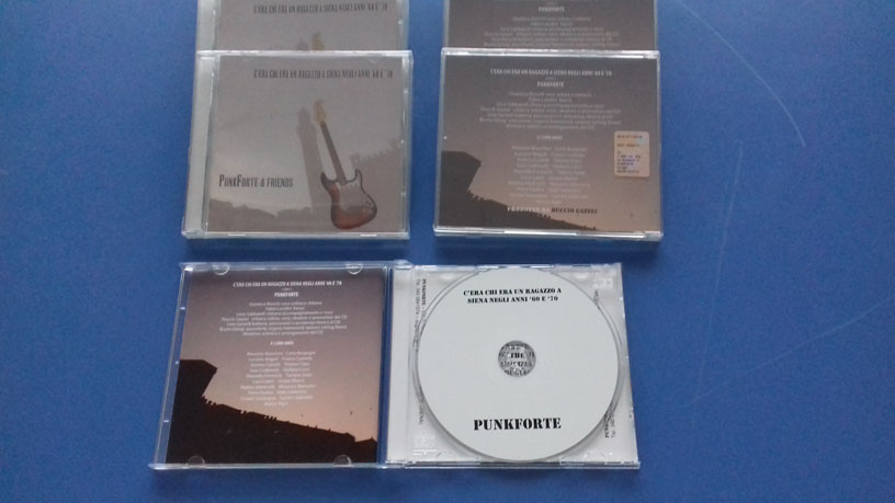 Stampa CD audio Punkforte in jewel case trasparente