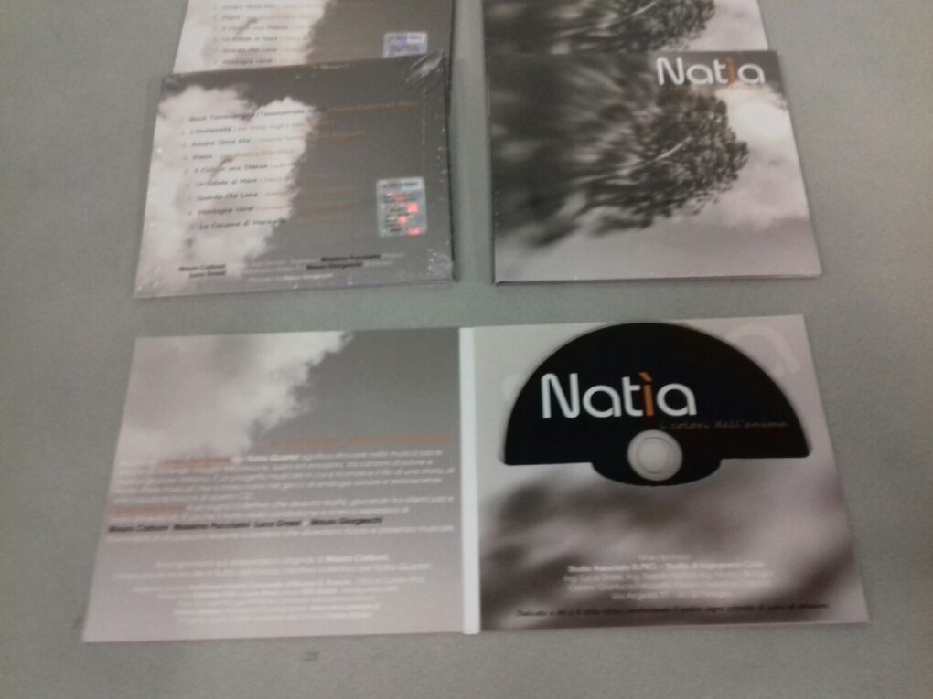 Duplicazione CD Natìa – I colori dell’anima in digifile 2 ante