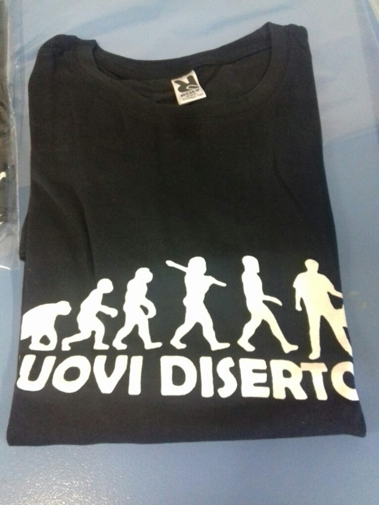 Stampa in serigrafia T-Shirt “Nuovi Disertori”