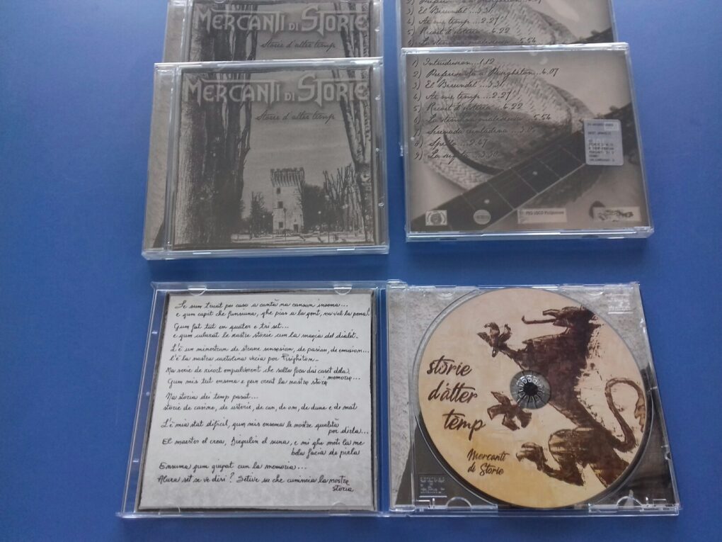 Duplicazione CD Storie d’alter temp – I mercanti di storie