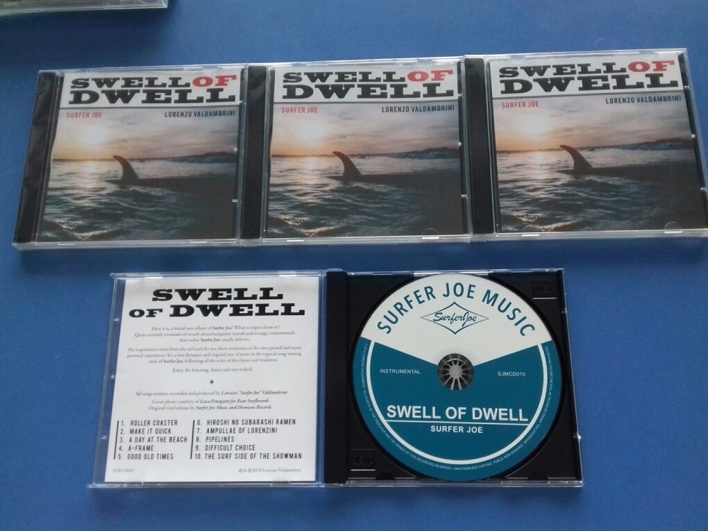 Stampa CD “Swell of dwell” Surfer Joe