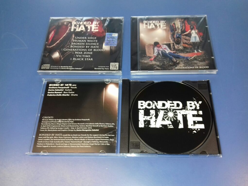 Duplicazione CD Bonded by Hate