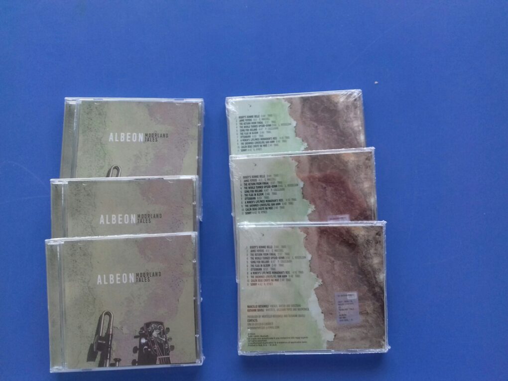 Stampa CD Albeon “Moorland Tales”