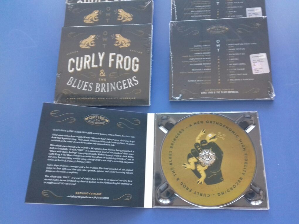 Duplicazione CD “OWT” Curly Frog and the Blues Bringers