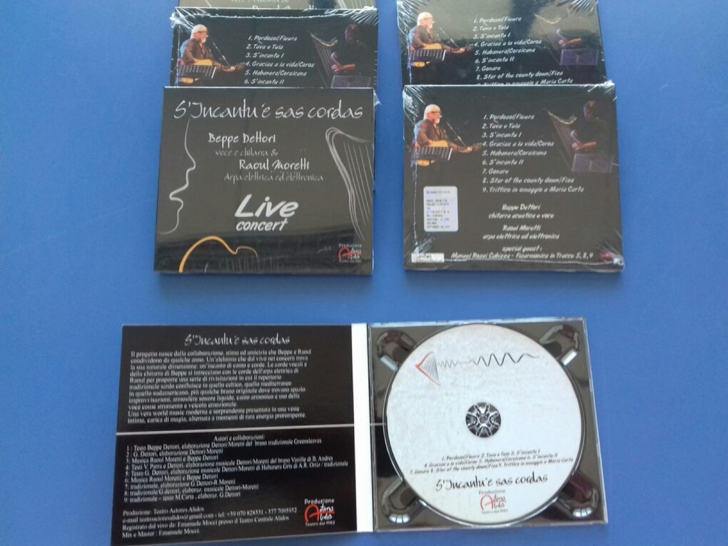 Realizzazione CD in Digipack “S’incantu e sas cordas”