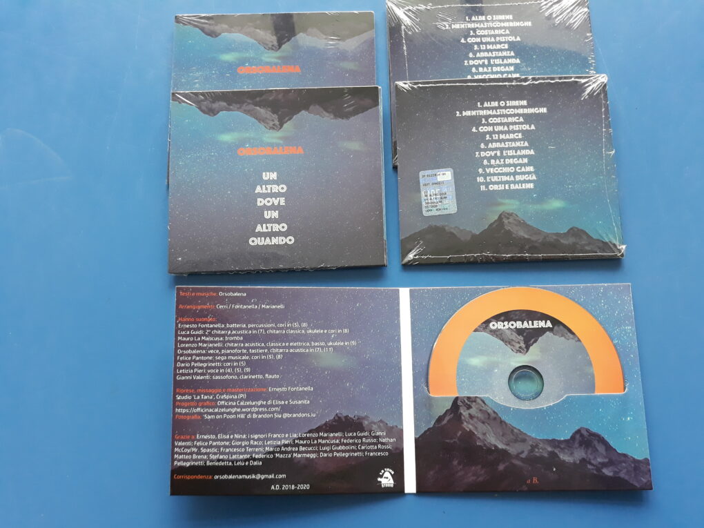 Duplicazione CD “Un altro dove un altro quando” Orsobalena