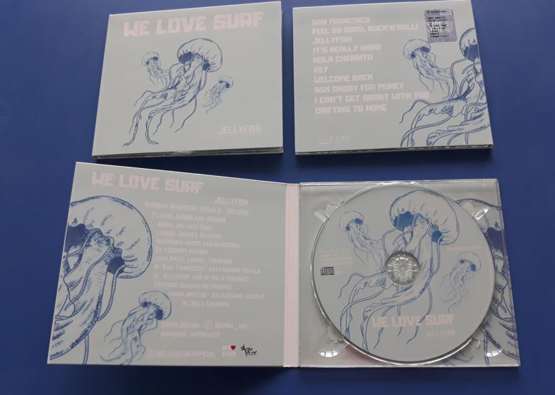 Stampa CD “Jellyfish” We love surf