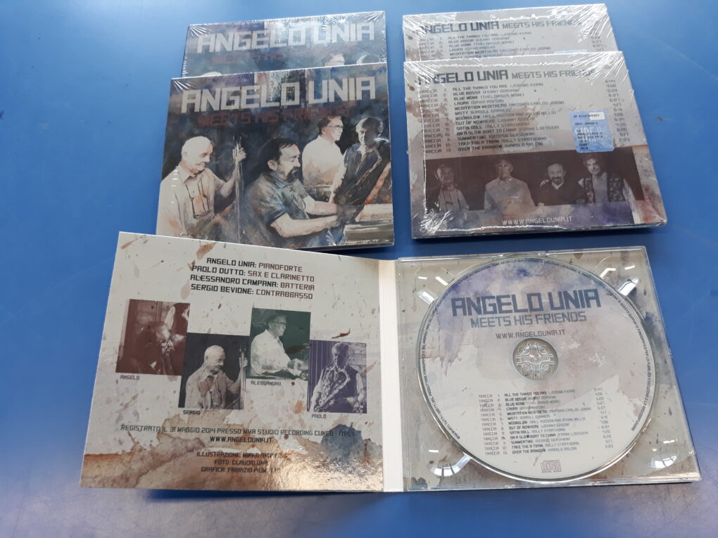 Duplicazione CD “Angelo Unia meets his friends”