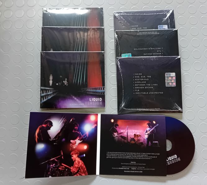 Duplicazione CD “Electric Souls” Liquid Tension