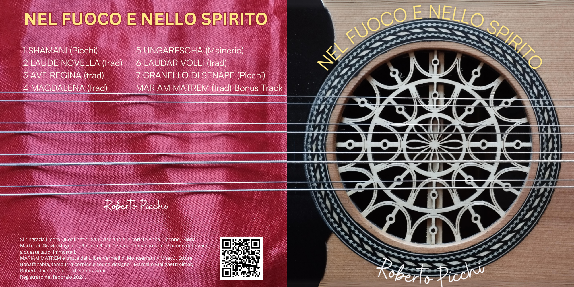 Stampa CD “Nel Fuoco e nello Spirito” Roberto Picchi